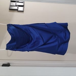 Royal blue cocktail dress